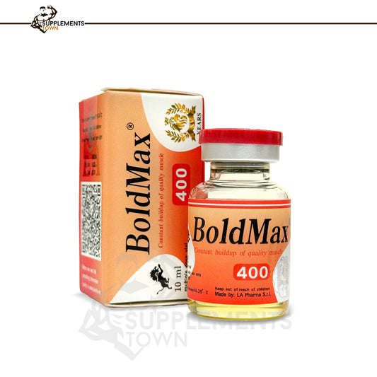 Bold Max 10ml/400mg by LA Pharma for muscle building and strength enhancement.