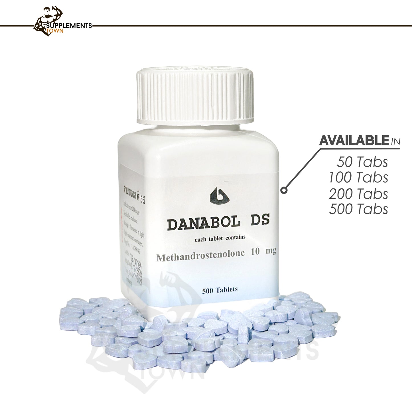 DANABOL DS / DIANABOL / METHANDROSTENOLONE 10MG - 100 TABLETS - EXP. DATE 1/7/2027