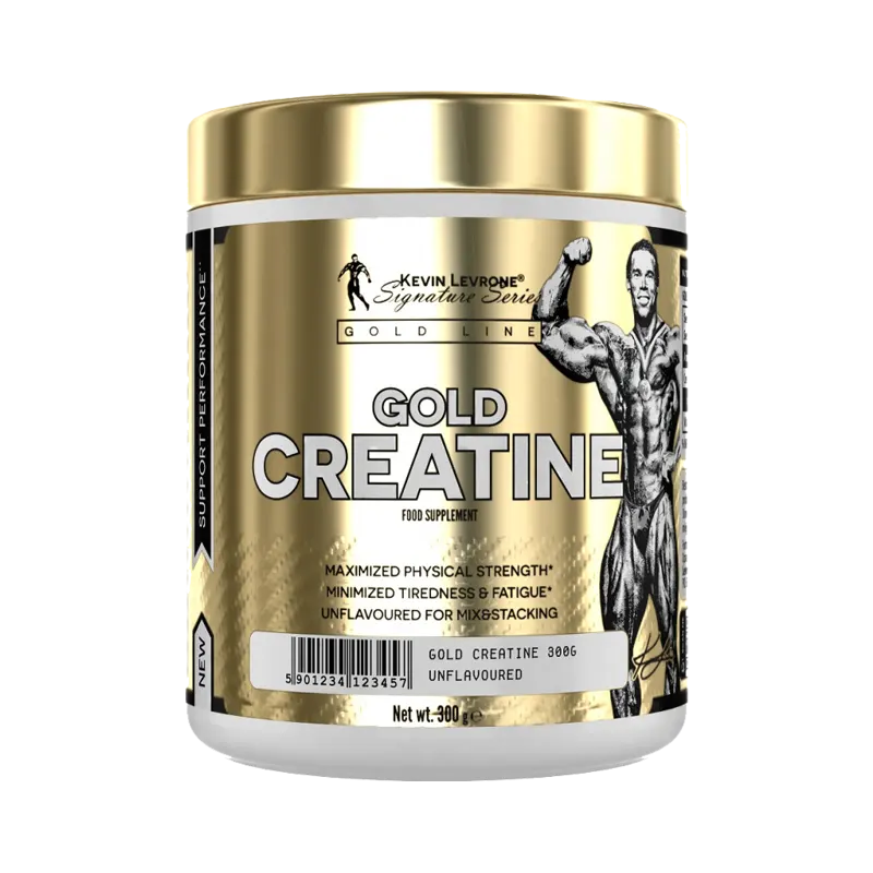 Kevin Levrone Gold Creatine supplement for muscle strength and endurance.