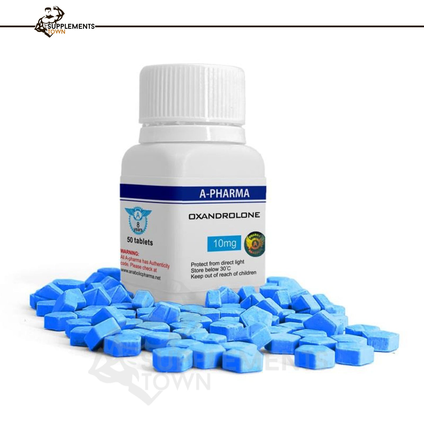 Oxandrolone 10 mg - 50 tabs By Apharma