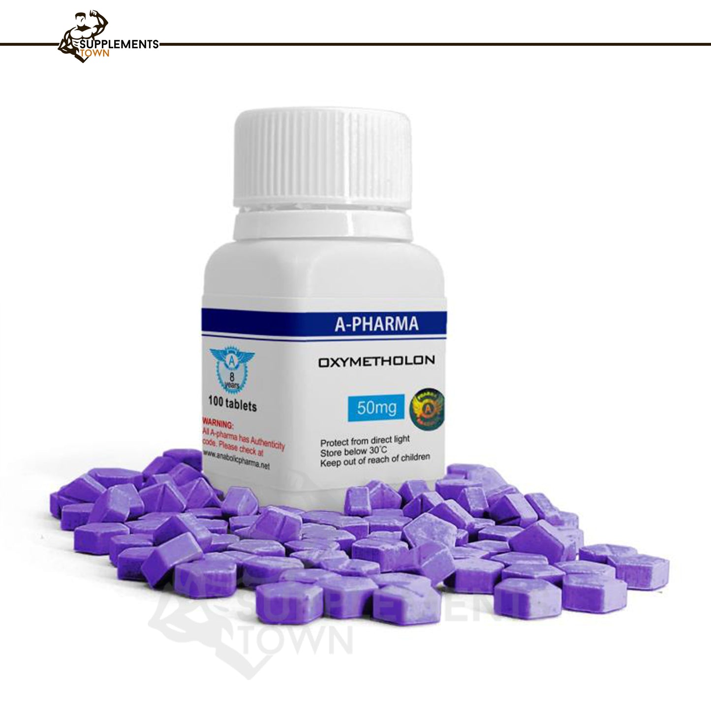 Oxymetholone 50 mg - 100tabs By Apharma