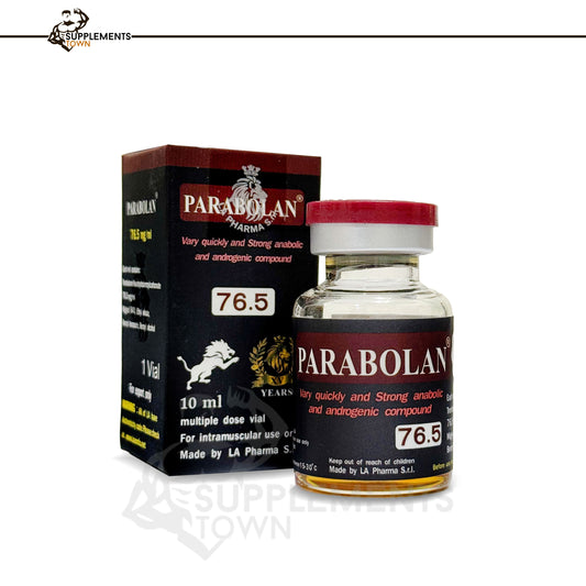 Parabolan 10ml/76.5mg steroid by La Pharma for muscle growth.