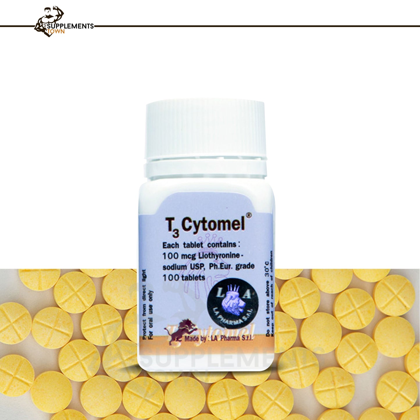 T3 Cytomel LA Pharma 100 Tablets