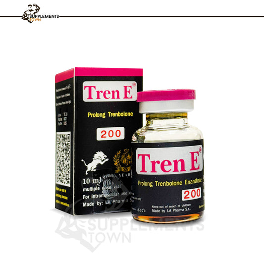 Tren E 10ml by La Pharma, 200mg injectable steroid for muscle growth and fat loss.