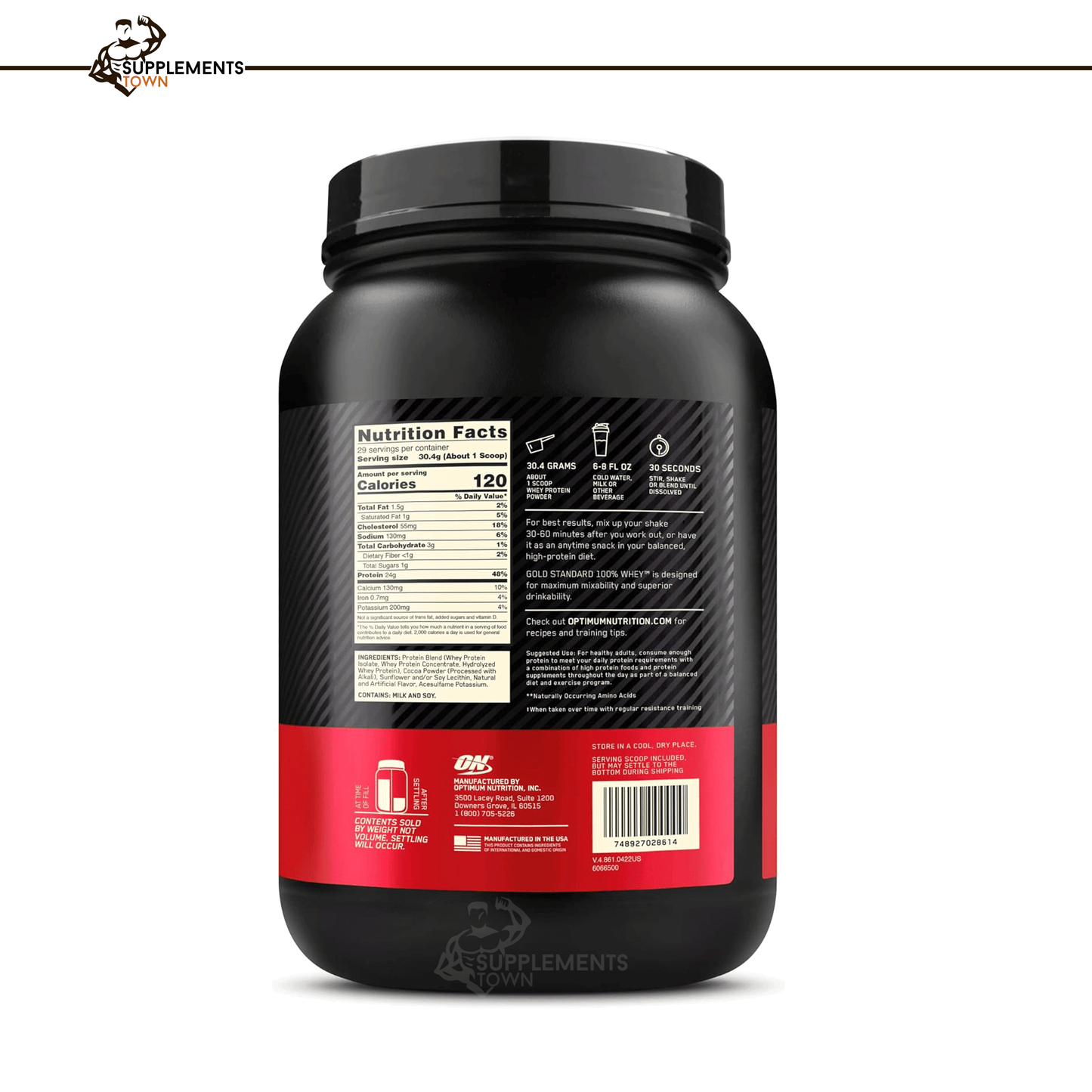 Optimum Nutrition | Gold Standard 100% Whey 2lbs / 5lbs