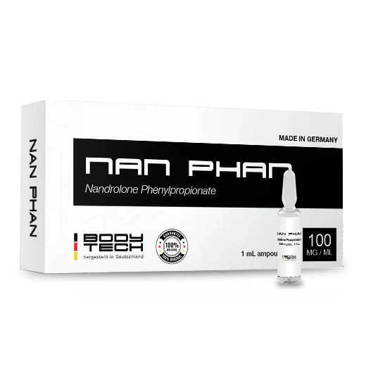 Bodytech Nan Phan 100mg Nandrolone Phenylpropionate packaging and vial.