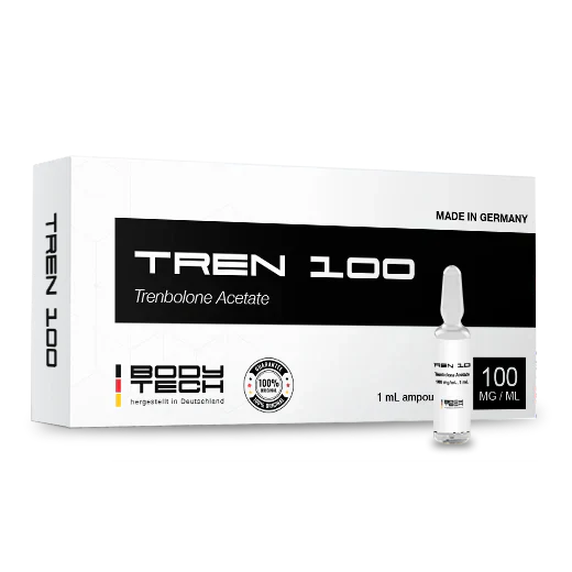 Bodytech Tren 100 - 100mg Trenbolone Acetate packaging.