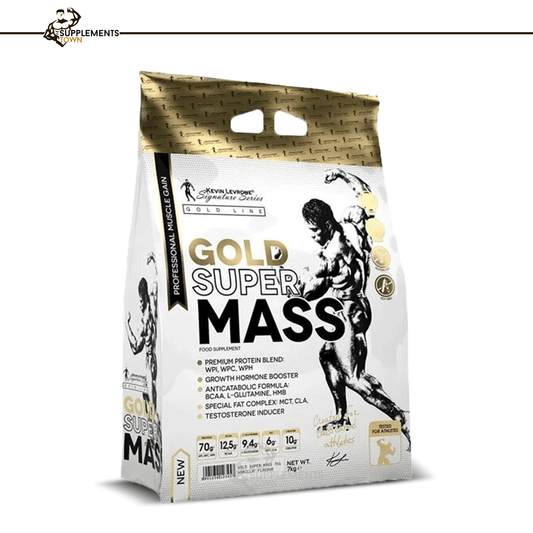 Kevin Levrone Gold Super Mass supplement 7 Kg for muscle growth.